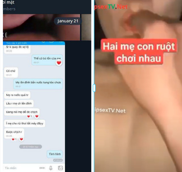 Mẹ Dâm Đãng Loạn Luân Với Con Trai ( Việt Nam )